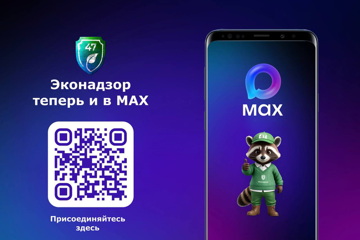 Эконадзор теперь и в MAX. Присоединяйтесь к нам в национальном мессенджере!