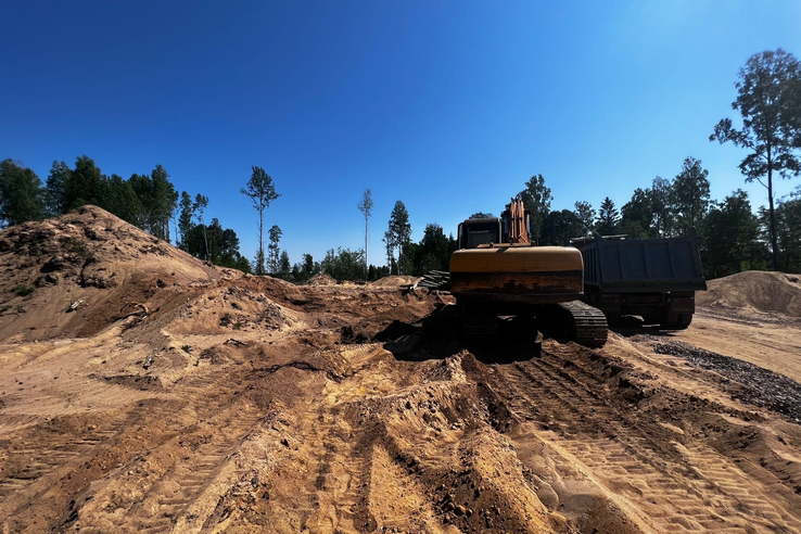 Пресечена незаконная добыча песка в Агалатово