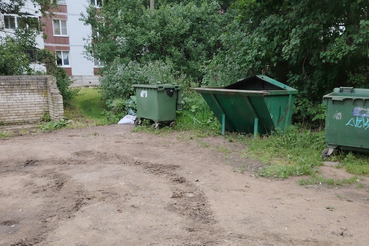В Ивангороде ликвидирована свалка у контейнерной площадки
