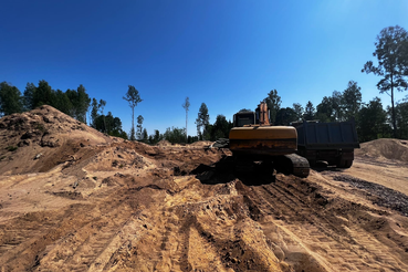Пресечена незаконная добыча песка в Агалатово