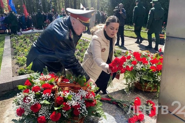 Рамила Агаева приняла участие в возложении цветов