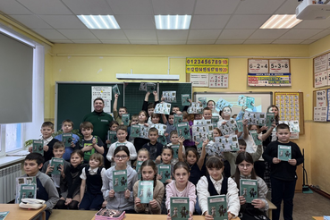 Ученики семринской начальной школы сегодня познавали азы экологической грамотности