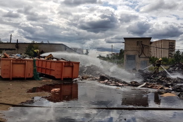 МУП «КБХ» оштрафован за бездействие, повлекшее возгорание отходов