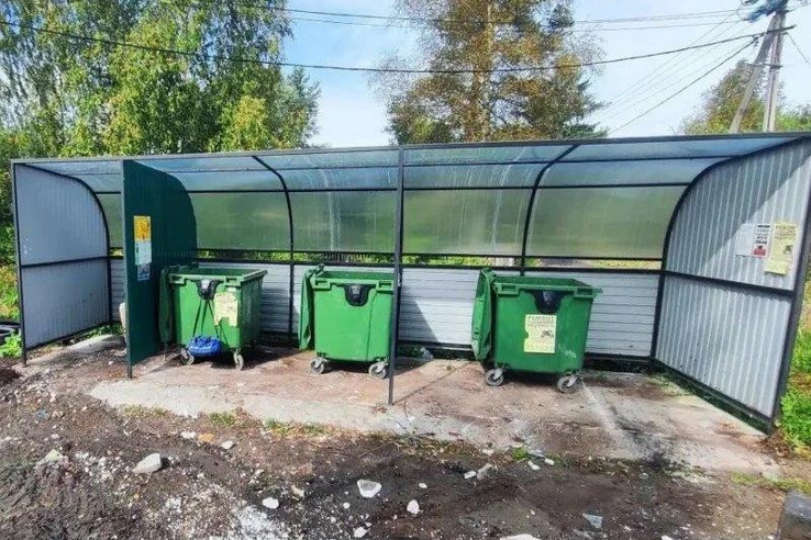 В Тосненском районе ликвидировали свалки у контейнерных площадок