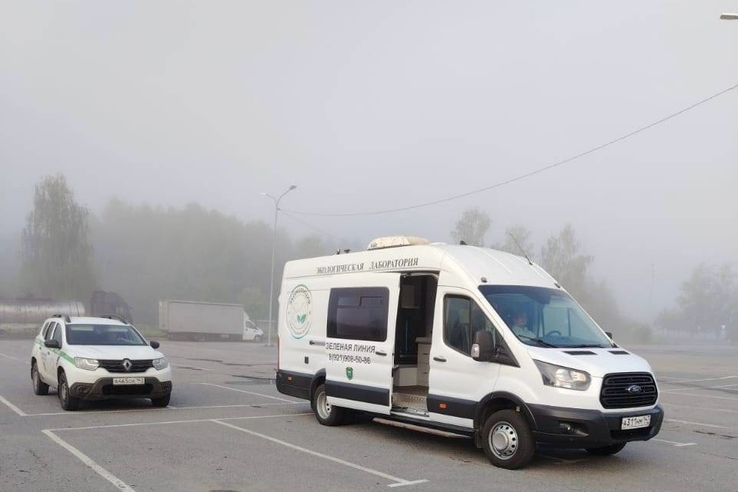 В ночные часы проведен анализ состояния воздуха в городе Кириши