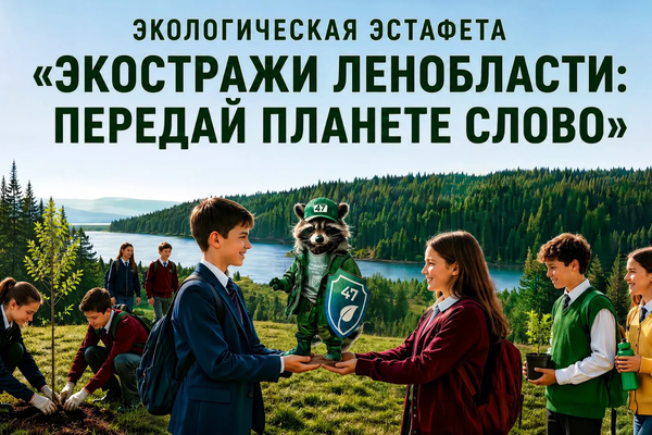 ЭКО-ЭСТАФЕТА «ЭКОСТРАЖИ ЛЕНОБЛАСТИ: ПЕРЕДАЙ ПЛАНЕТЕ СЛОВО» СТАРТОВАЛА!